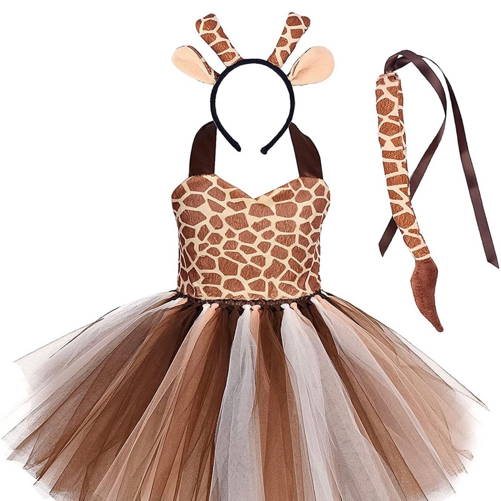 Toddler giraffe costume with slippers